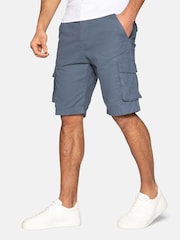 Threadbare Blue Cargo Shorts - Image 1 of 4