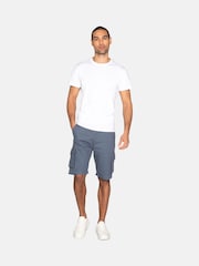 Threadbare Blue Cargo Shorts - Image 3 of 4