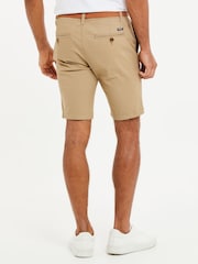 Threadbare Mid Natural Belted Chino Shorts - Image 2 of 4