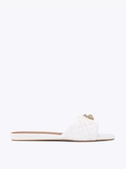 Kurt Geiger London White Brixton Flat Sandals - Image 1 of 4