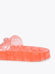 Kurt Geiger London Light Orange Meena Jelly Sandals - Image 3 of 4