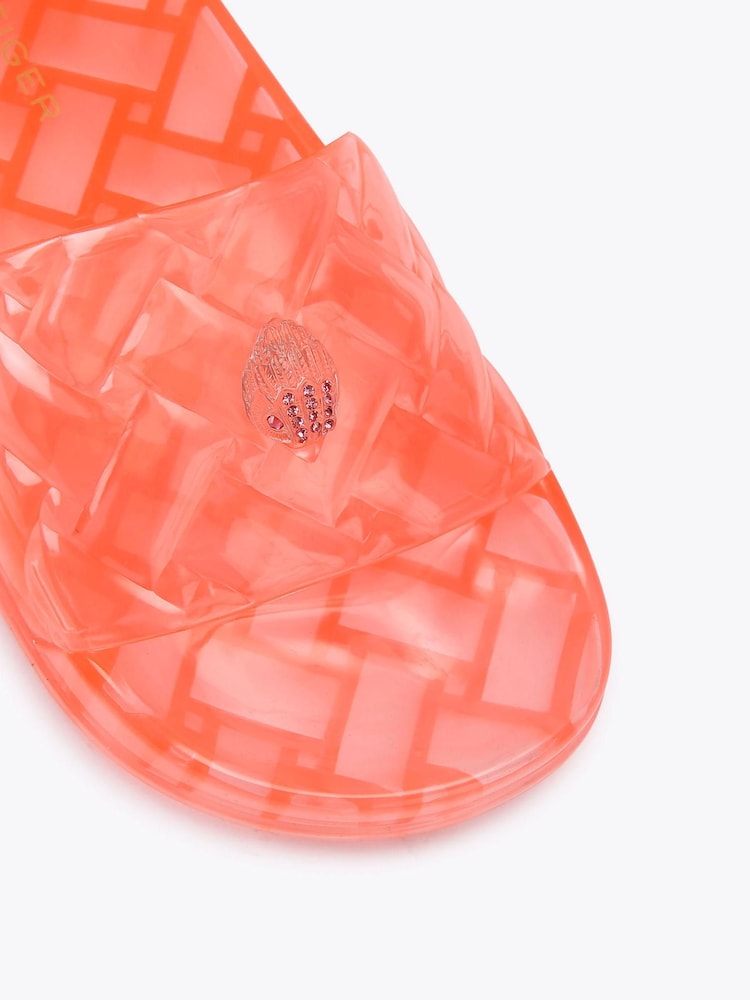 Kurt Geiger London Light Orange Meena Jelly Sandals - Image 4 of 4 Kurt Geiger London Light Orange Meena Jelly Sandals - Image 4 of 4