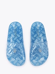 Kurt Geiger London Light Blue Meena Jelly Sandals - Image 3 of 5