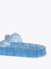 Kurt Geiger London Light Blue Meena Jelly Sandals - Image 4 of 5