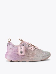Kurt Geiger London Pink Kurt Crystal Trainers - Image 2 of 5