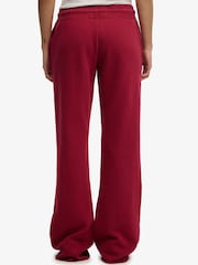 Superdry Red Athletic Essentials Low Rise Flare Joggers - Image 3 of 6