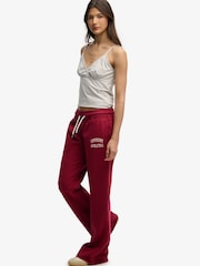 Superdry Red Athletic Essentials Low Rise Flare Joggers - Image 5 of 6