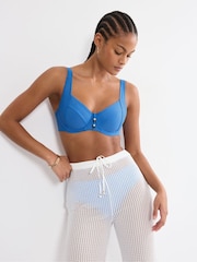 Triumph Blue Minimiser Summer Dune Bikini Top - Image 2 of 5