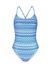 Triumph Blue Mix & Match Summer Padded Non-wired One-piece Swimsuit - Image 5 of 5