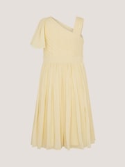 Monsoon Yellow Amalthea Asymmetrical Embellished Party Dress - Image 2 of 3