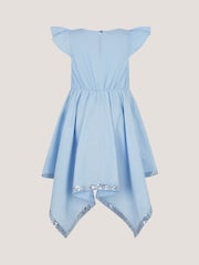 Monsoon Sequin Butterfly Hanky Hem Party Dress - Imaginea 2 din 3