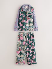 Laura Ashley Green Floral Printed Pyjamas Set - Image 6 of 11