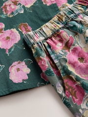 Laura Ashley Green Floral Printed Pyjamas Set - Image 9 of 11