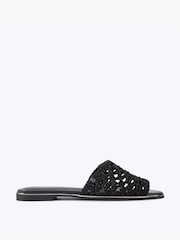 KG Kurt Geiger Black Rhoda Mule Sandals - Image 1 of 4