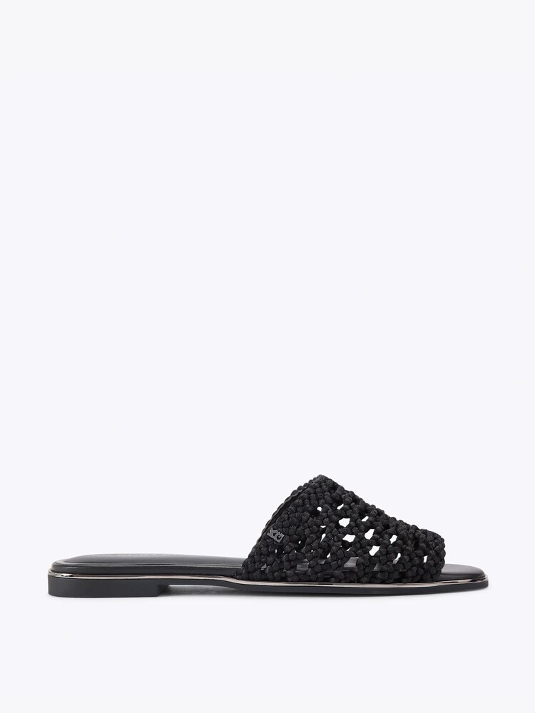 KG Kurt Geiger Black Rhoda Mule Sandals - Image 1 of 4
