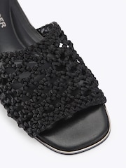 KG Kurt Geiger Black Rhoda Mule Sandals - Image 3 of 4