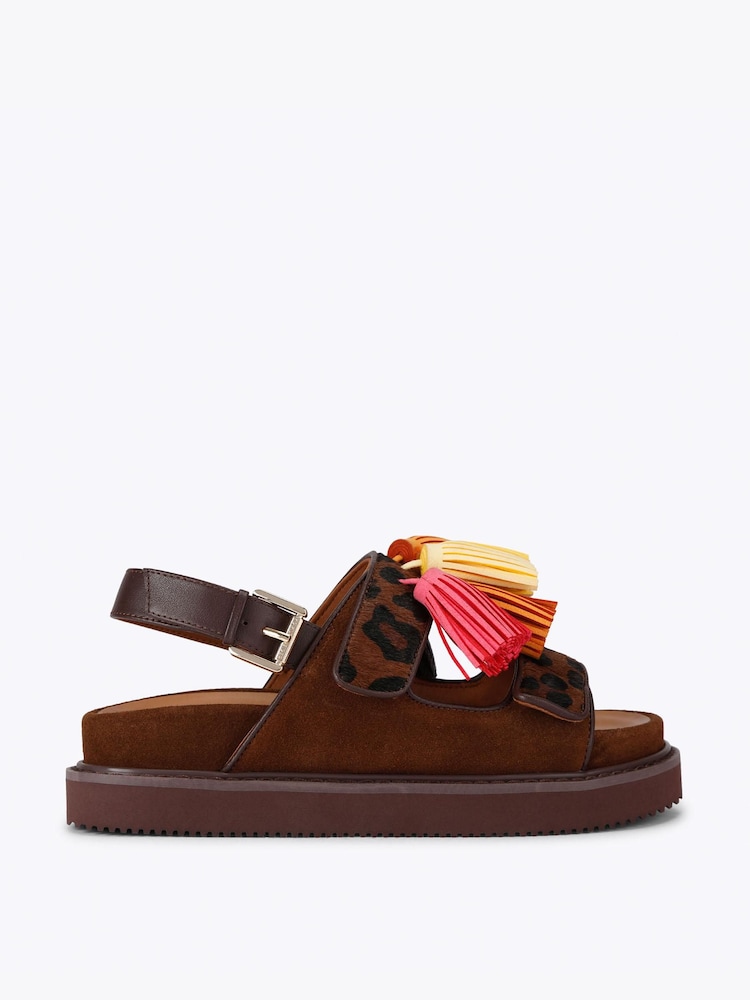 KG Kurt Geiger Brown Rita Sandals - Image 1 of 4