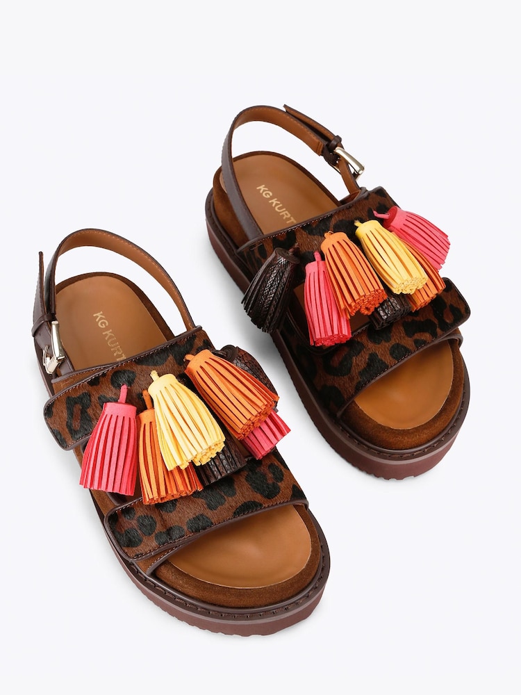 KG Kurt Geiger Brown Rita Sandals - Image 2 of 4