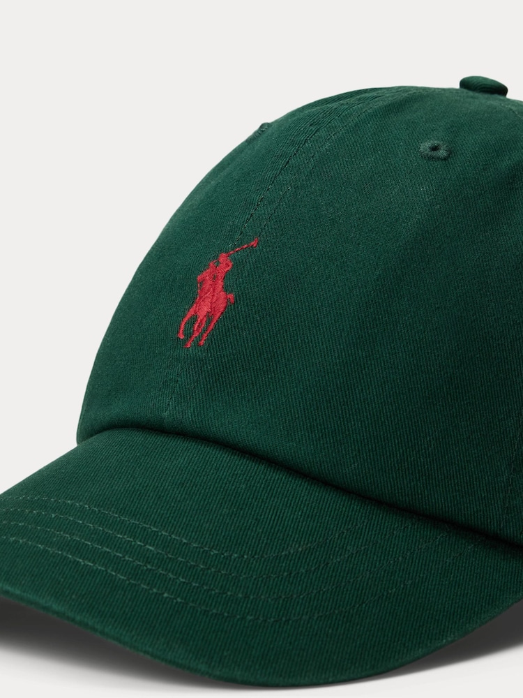 Polo Ralph Lauren Olive Green Classic Cap - Image 3 of 3 Polo Ralph Lauren Olive Green Classic Cap - Image 3 of 3