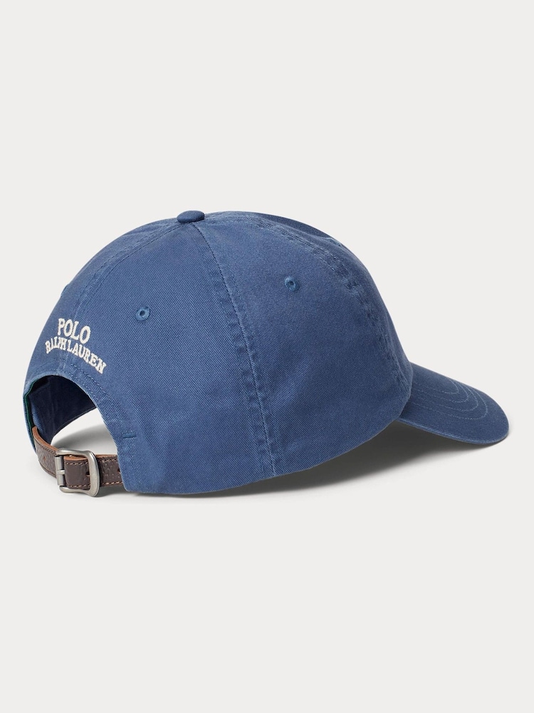 Polo Ralph Lauren Blue Polo Bear Cotton Twill Ball Cap - Image 2 of 3