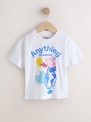 White NDCS Peppa Pig Short Sleeve T-Shirt (12mths-7yrs) - Image 2 of 5