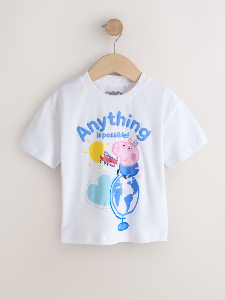 White NDCS Peppa Pig Short Sleeve T-Shirt (12mths-7yrs) - Image 2 of 5