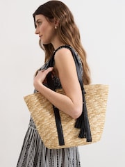 Phase Eight Natural Straw Tote Bag - Image 1 of 5