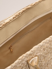 Phase Eight Natural Straw Tote Bag - Image 5 of 5