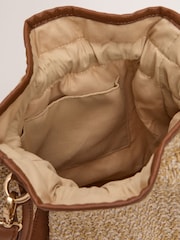 Phase Eight Natural Straw Bucket Bag - Image 3 of 4