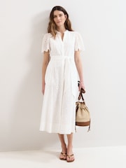 Phase Eight White Petite Aletta White Dress - Image 1 of 6