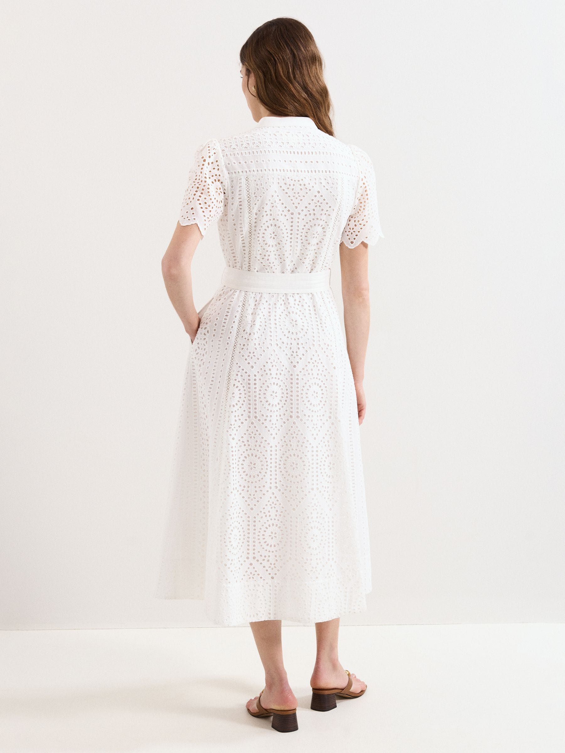 Buy Phase Eight White Petite Aletta White Dress from the Next UK