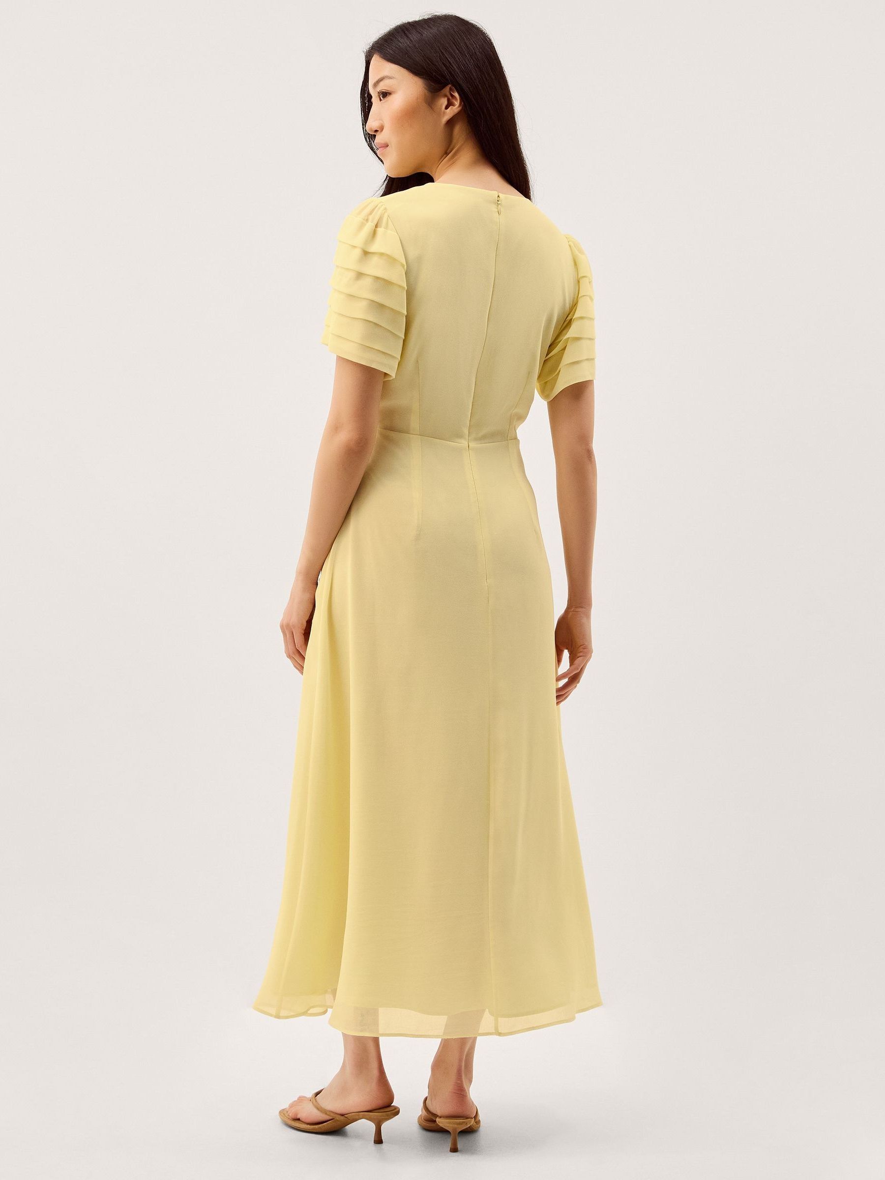 Buy Monsoon Yellow Jocelyn Floral Embroidered Midi Dress from Next USA