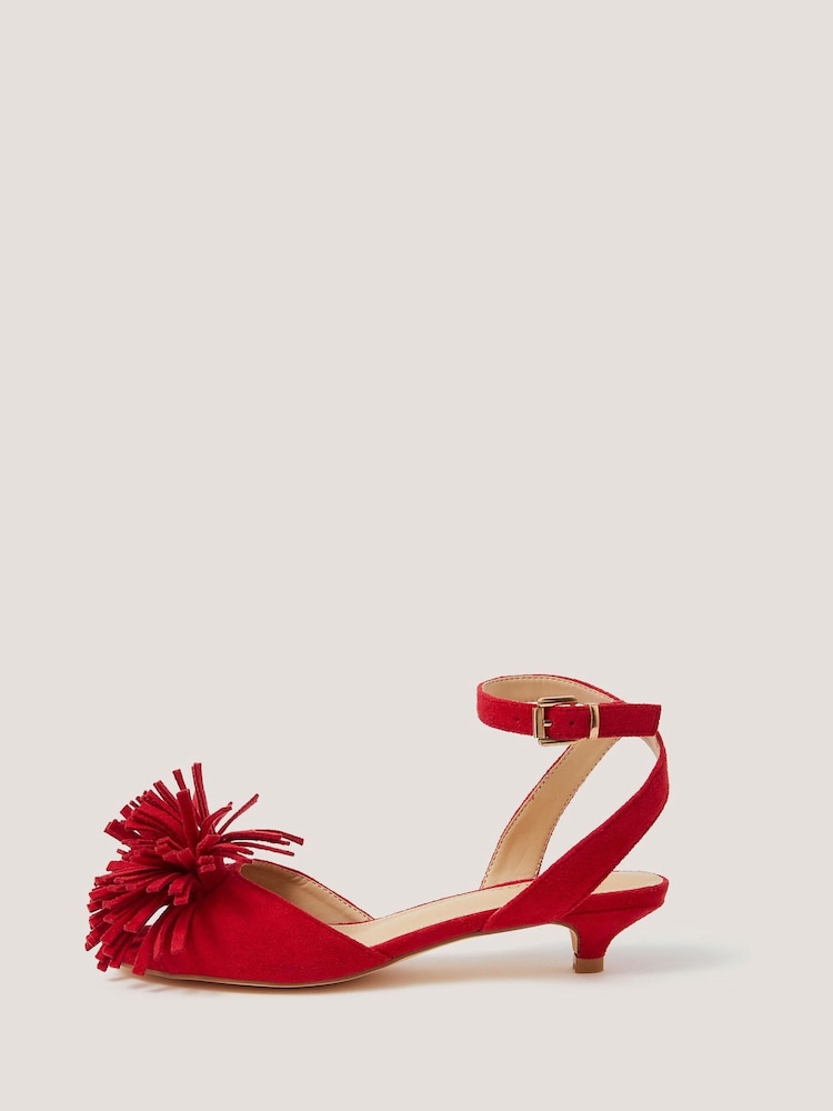 Monsoon Poppy Fringe Kitten Heels - Bild 3 von 3