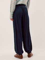 Monsoon Blue Holly Jersey Harem Trousers - Image 2 of 4