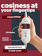 Silentnight Natural Luxury 9-Heat Setting Heated Throw - Image 4 of 9