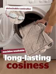 Silentnight Natural Luxury 9-Heat Setting Heated Throw - Image 7 of 9