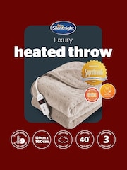 Silentnight Natural Luxury 9-Heat Setting Heated Throw - Image 9 of 9