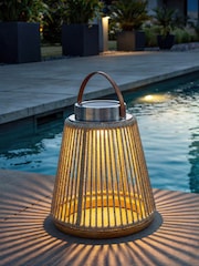 Maze Light Grey Athena Small Outdoor Solar Light - Image 2 of 4