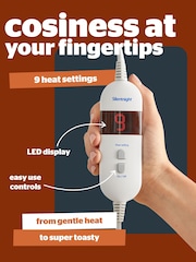 Silentnight Berry Luxury Super Cosy 9-Heat Setting Heated Throw - Image 4 of 9