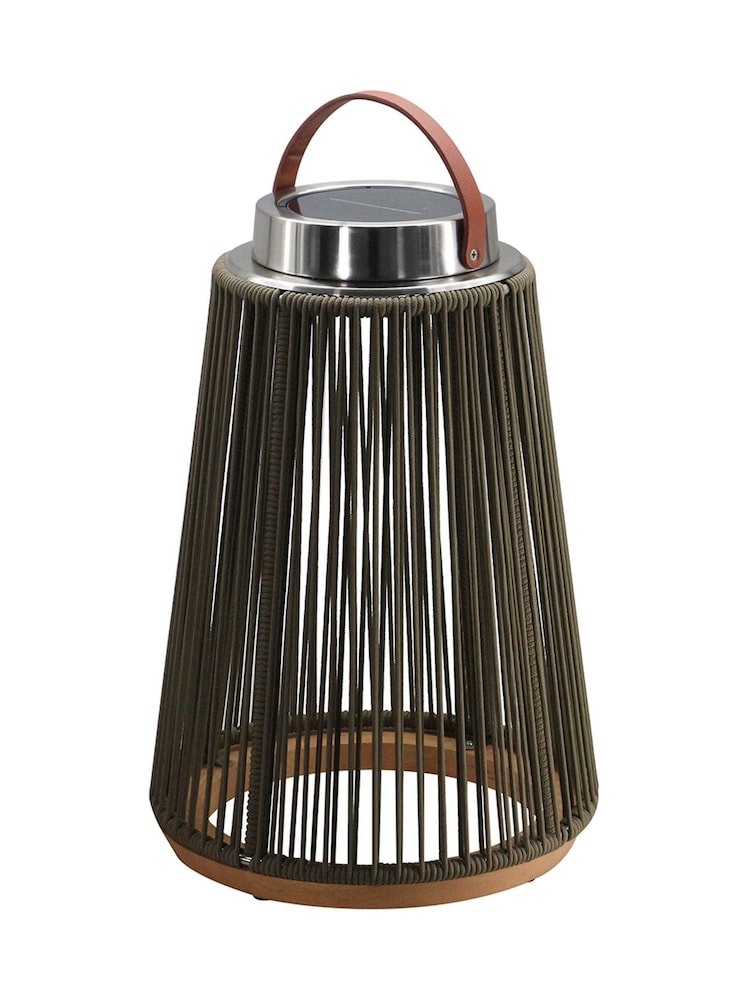 Maze Dark Olive Athena Large Outdoor Solar Light - Image 4 of 4