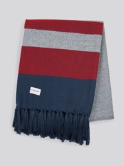U.S. Polo Assn. Luxurious Boucle Border Stripe Boxed Throw - Bild 4 von 5