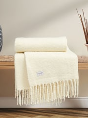 U.S. Polo Assn. Cream Premium Super Soft Hanging Throw - Image 1 of 5