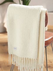 U.S. Polo Assn. Cream Premium Super Soft Hanging Throw - Image 2 of 5