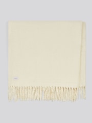 U.S. Polo Assn. Cream Premium Super Soft Hanging Throw - Image 4 of 5