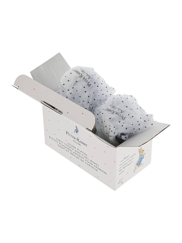 Peter Rabbit Silver Christening First Tooth Curl Boxes - Image 6 of 6 Peter Rabbit Silver Christening First Tooth Curl Boxes - Image 6 of 6