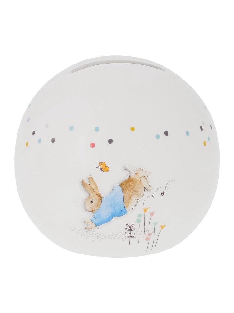 Peter Rabbit Silver Ceramic Money Bank - Image 2 of 5 Peter Rabbit Silver Ceramic Money Bank - Image 2 of 5