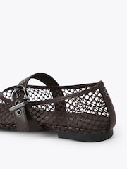 KG Kurt Geiger Brown Nico Woven Shoes - Image 4 of 4