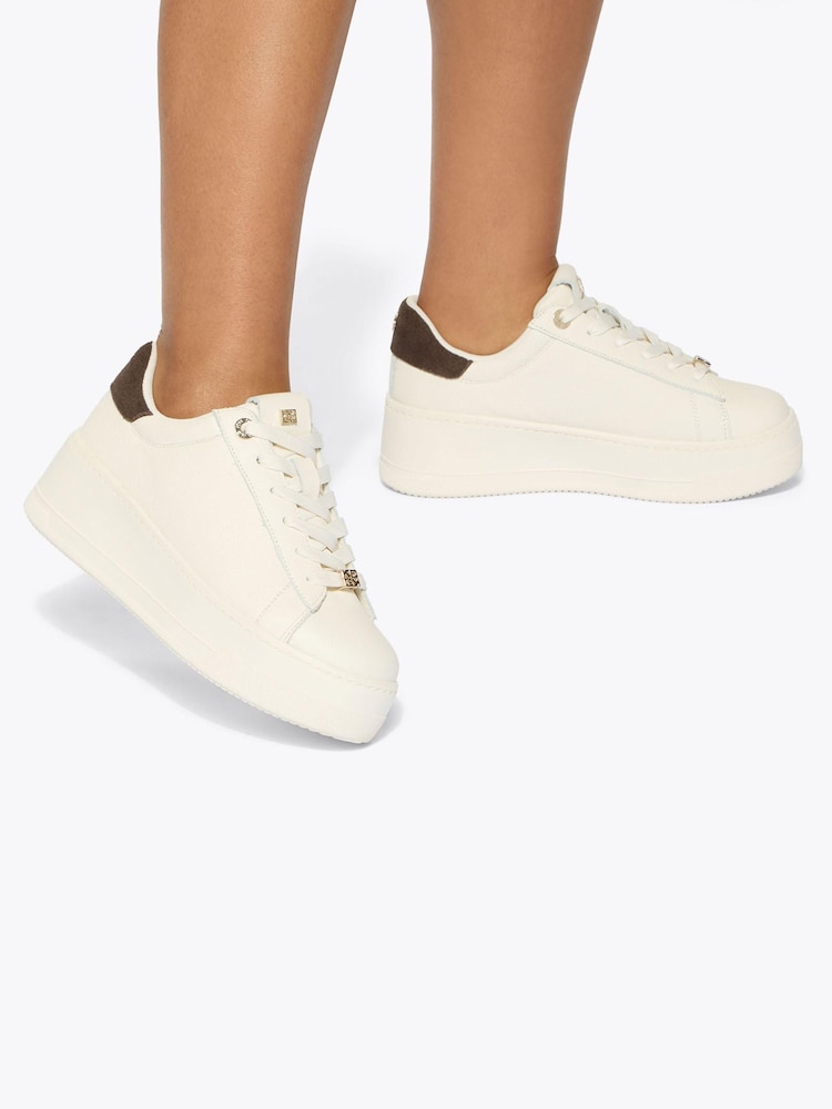 KG Kurt Geiger White Logic Trainers - Image 1 of 5 KG Kurt Geiger White Logic Trainers - Image 1 of 5
