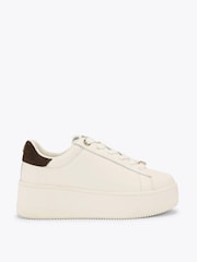 KG Kurt Geiger White Logic Trainers - Image 2 of 5