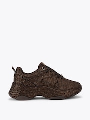 KG Kurt Geiger Brown Luster Trainers - Image 2 of 5